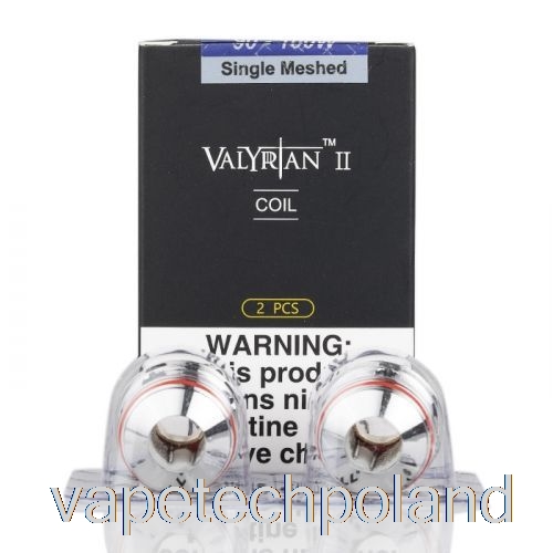 Vape Pen Uwell Valyrian Ii 2 Wymienne Cewki 0,32ohm Un2 Pojedyncze Cewki Siatkowe